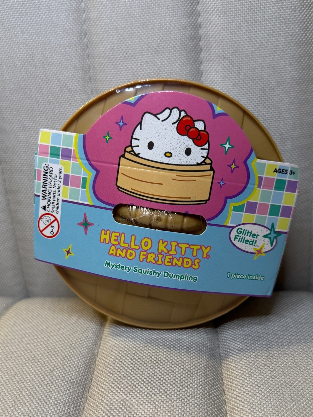 Hello Kitty Mystery Squishy Dumpling - Glitter Filled